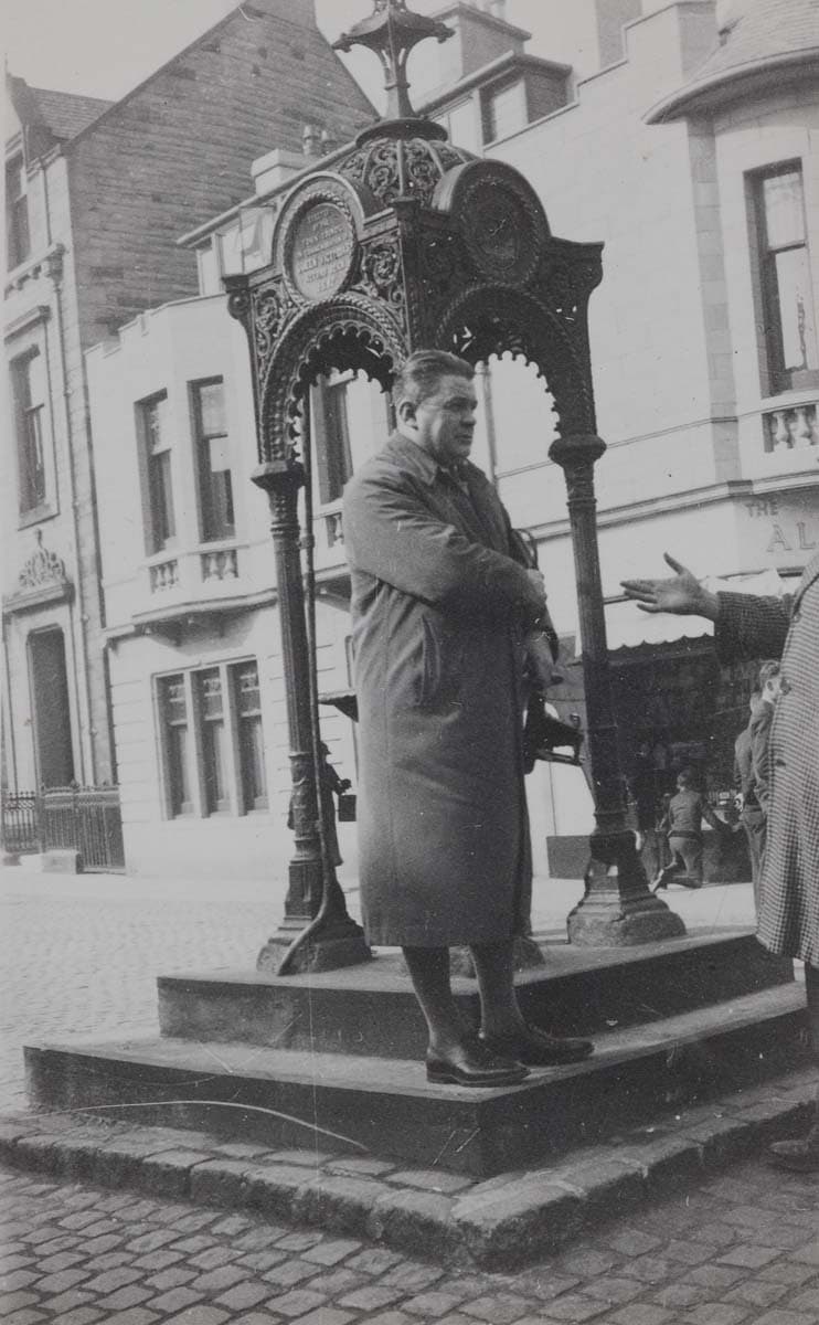 ‘We arrived at Dumfries on Thursday morning, and were met by George Blake, our Glasgow friend’ (7 April 1937); George Blake in Kirkcudbright, 1 April 1937.