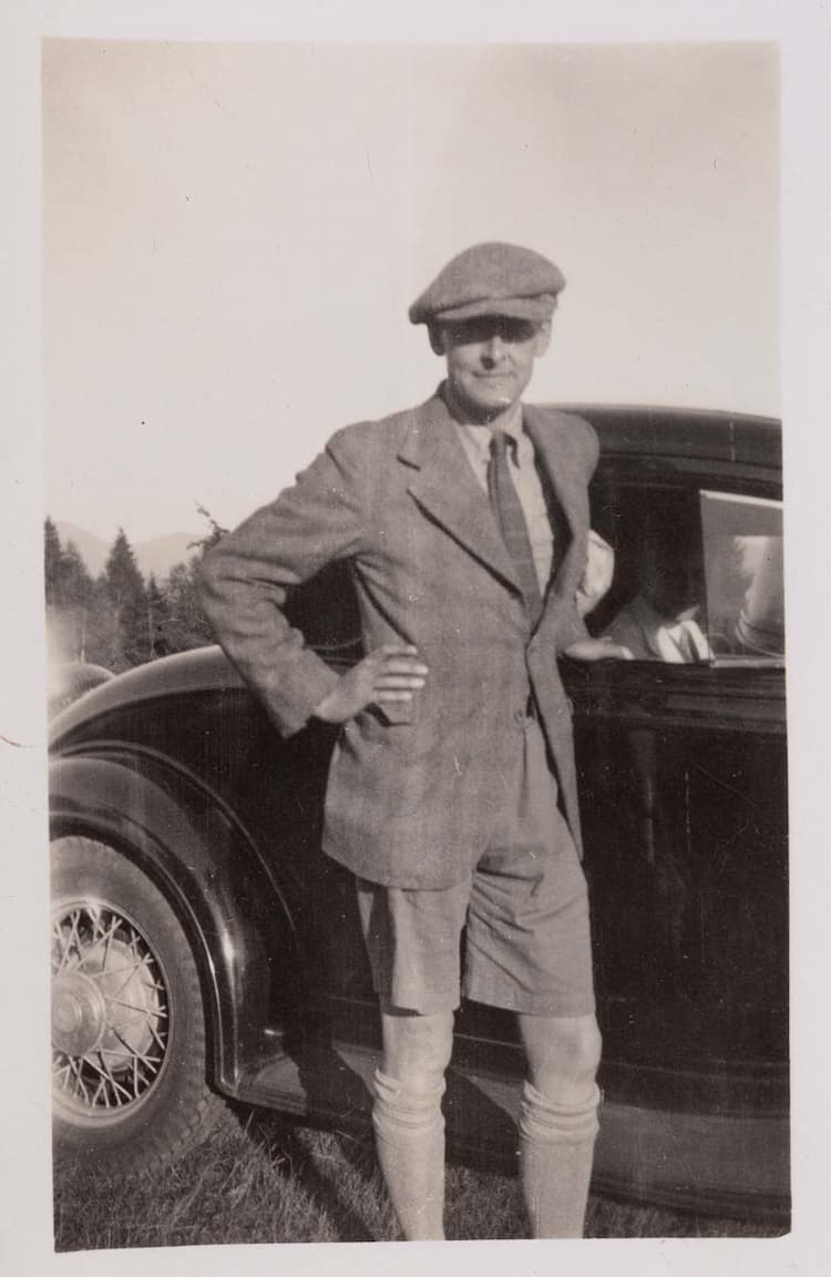 Eliot at Woods Hole, Massachusetts, in 1936.