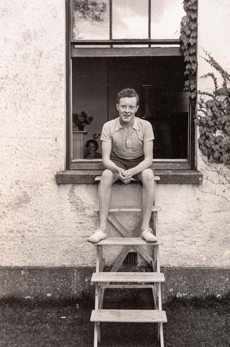 Richard Faber at TyGlyn Aeron, Wales, 1939.