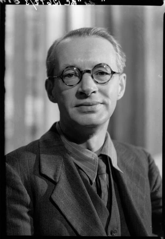 Edwin Muir by Howard Coster, 1945.