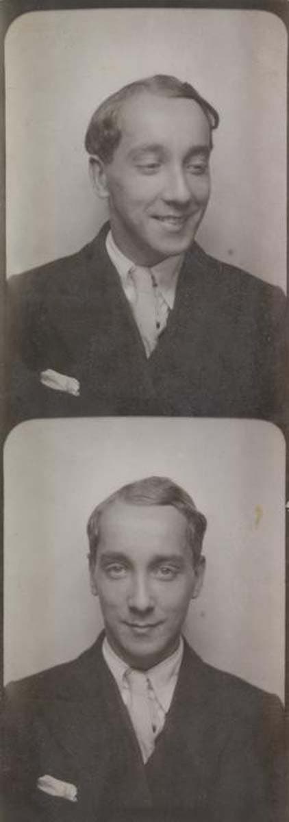 Photo booth photographs of Rupert Doone, ca. 1920s–30s; artist unknown.