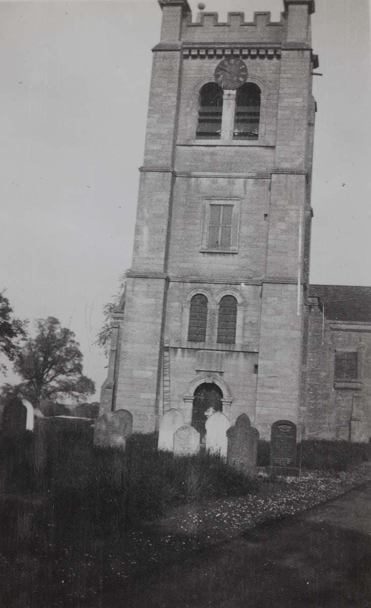 ‘We came back by Leighton Bromswold, where George Herbert had his first parish’ (26 May 1936); St Mary's Church, Leighton Bromswold, May 1934.