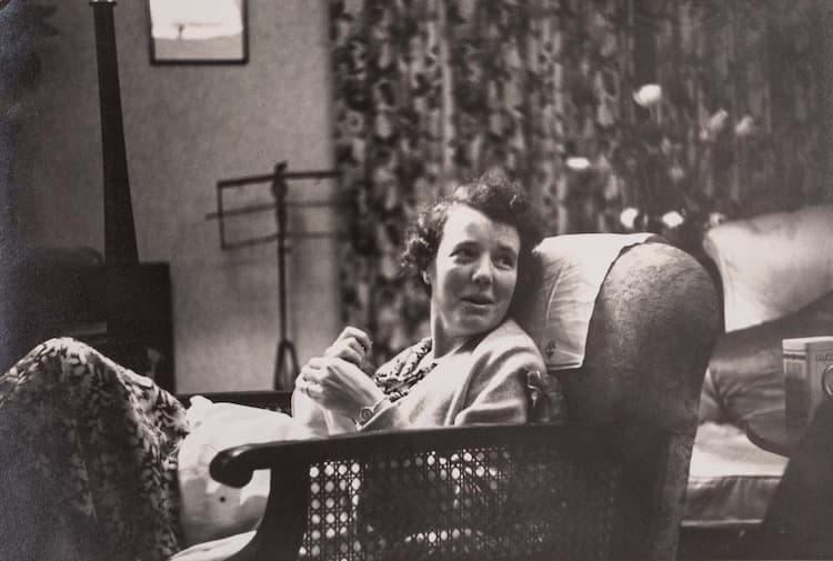 Enid Faber at TyGlyn Aeron, Wales, June 1937.
