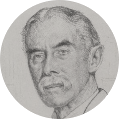 A.E. Housman by Francis Dodd, 1926. A.E. Housman by Francis Dodd, 1926.