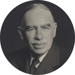 John Maynard Keynes by Walter Stoneman, July 1940.