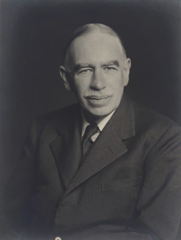 John Maynard Keynes by Walter Stoneman, July 1940.