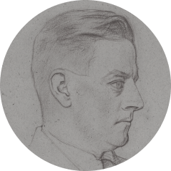 Frederic Manning by William Rothenstein, 1921. Frederic Manning by William Rothenstein, 1921.