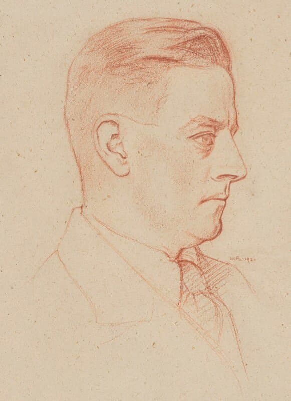 Frederic Manning by William Rothenstein, 1921.