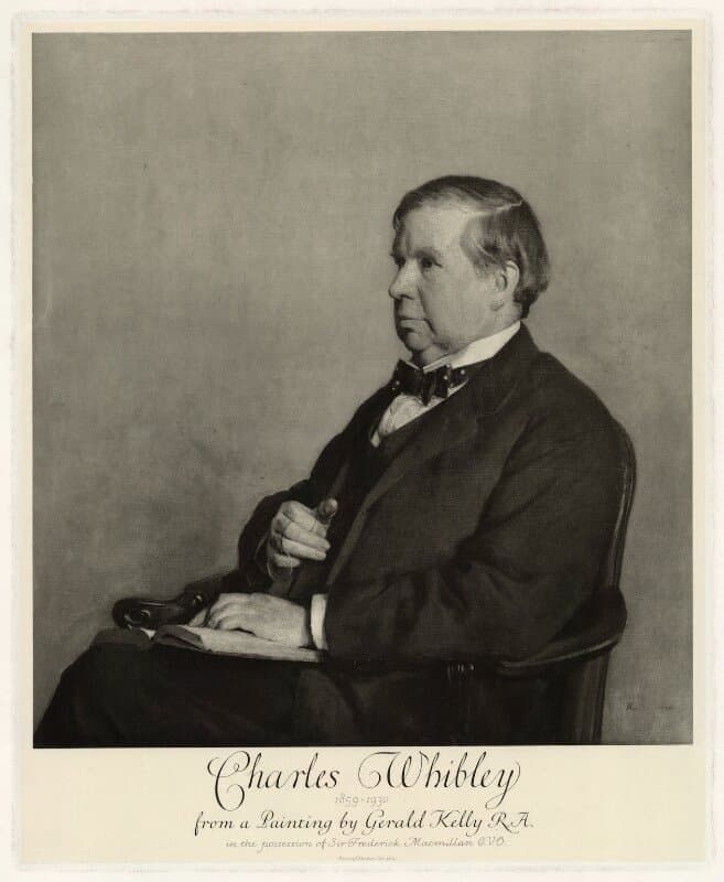 Charles Whibley published by Emery Walker Ltd, after Sir Gerald Kelly photographic reproduction, after 1926.