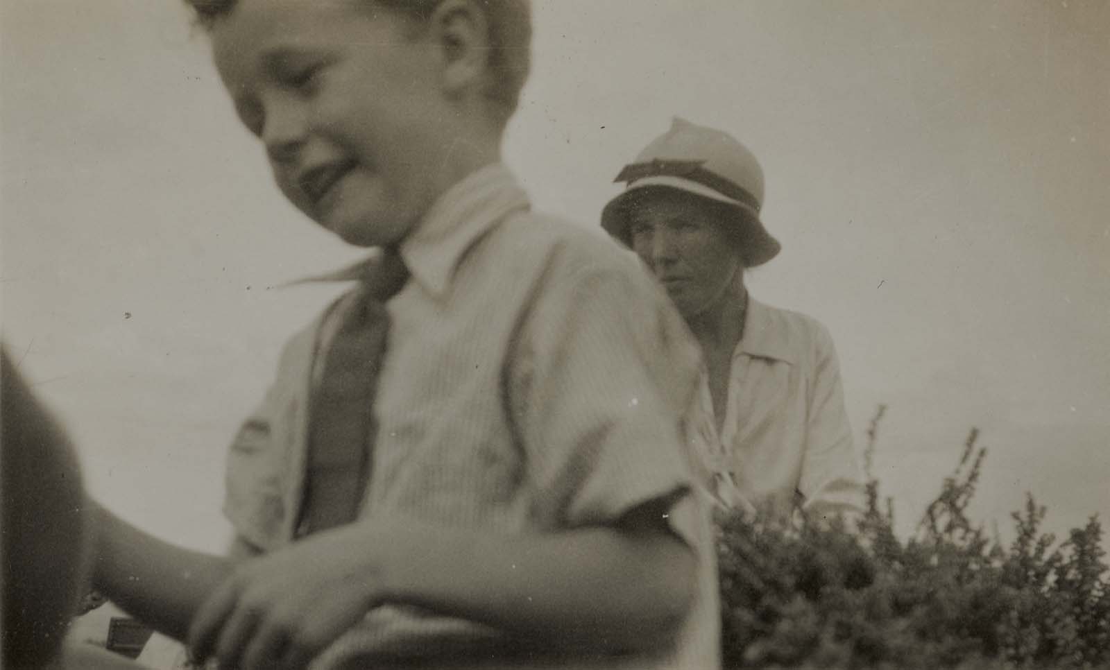 Tom and Enid Faber, Wales, August 1933.